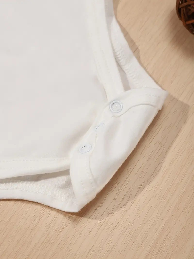 Newborn 0-2 Years Old Baby Breathable Cotton Short Sleeve Romper